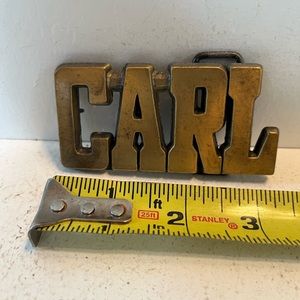 1980’s vintage brass colored belt buckle